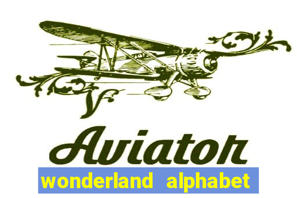 wonderland alphabet comic studio