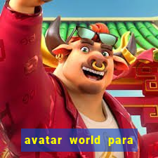 avatar world para colorir e imprimir