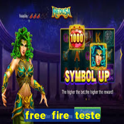 free fire teste grátis jogar agora