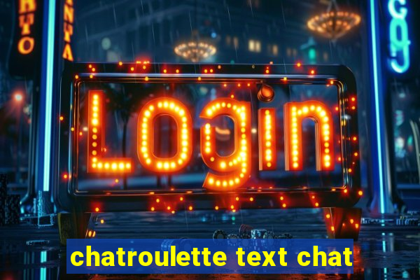 chatroulette text chat