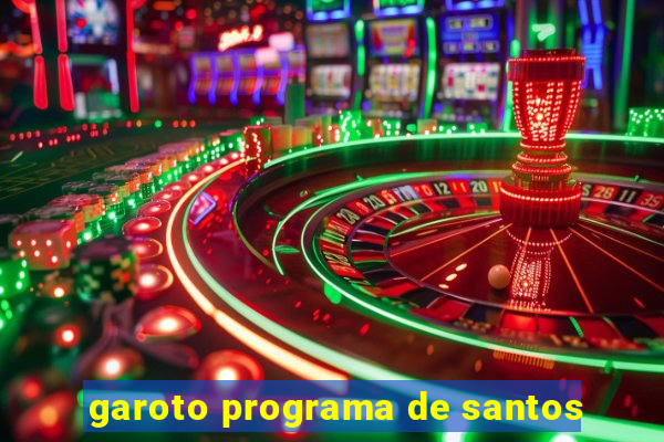 garoto programa de santos