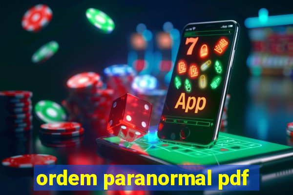 ordem paranormal pdf