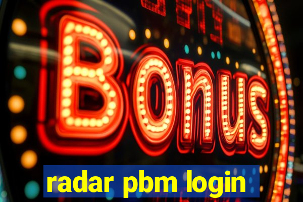 radar pbm login