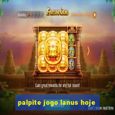 palpite jogo lanus hoje