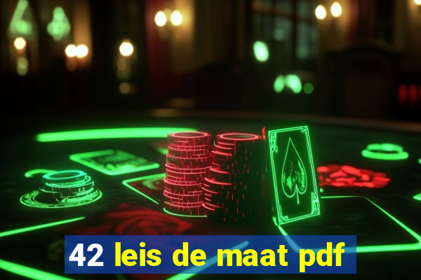 42 leis de maat pdf