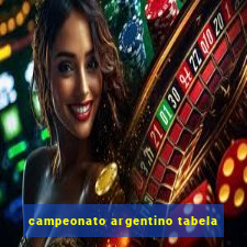 campeonato argentino tabela