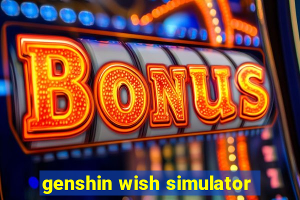 genshin wish simulator