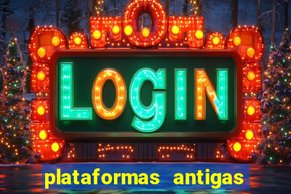 plataformas antigas de jogos