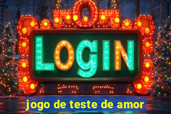 jogo de teste de amor