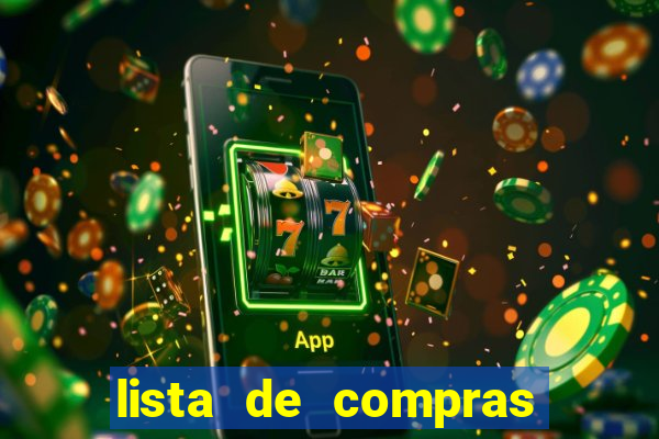 lista de compras supermercado para imprimir