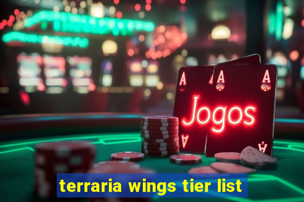 terraria wings tier list