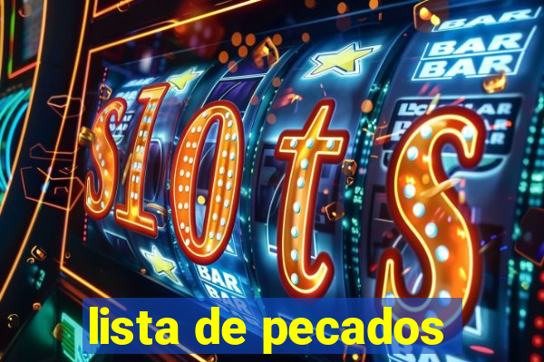lista de pecados
