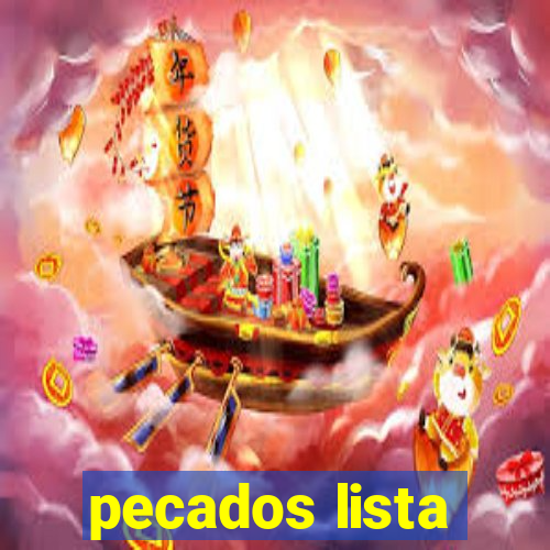 pecados lista