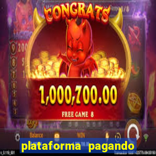 plataforma pagando bonus no cadastro