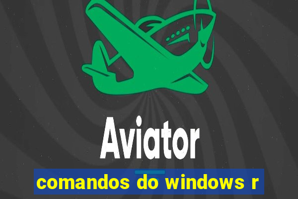 comandos do windows r