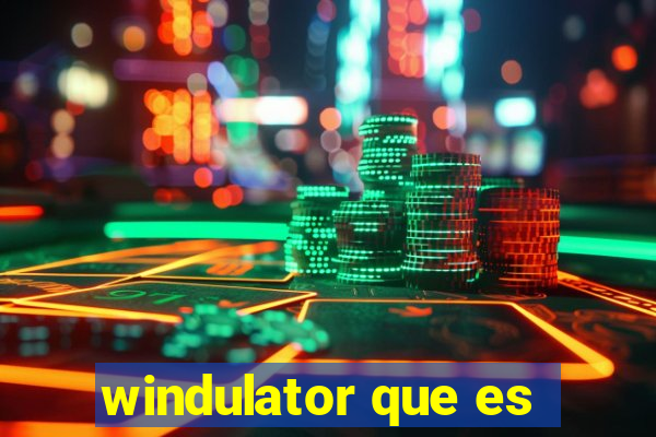 windulator que es