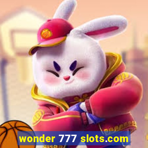 wonder 777 slots.com