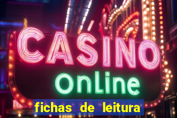 fichas de leitura para alfabetizar