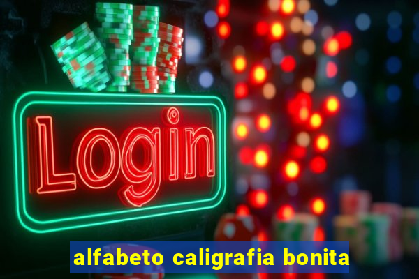 alfabeto caligrafia bonita