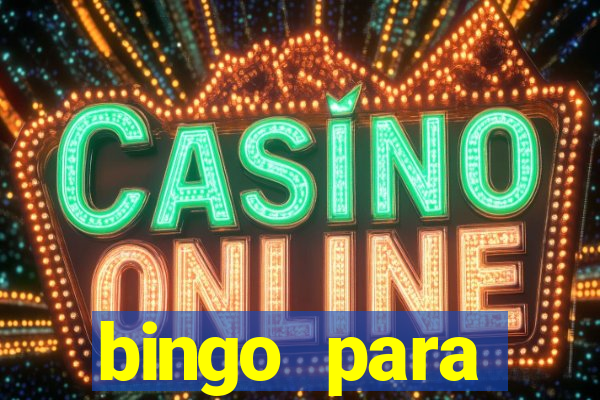 bingo para despedida de solteira para imprimir