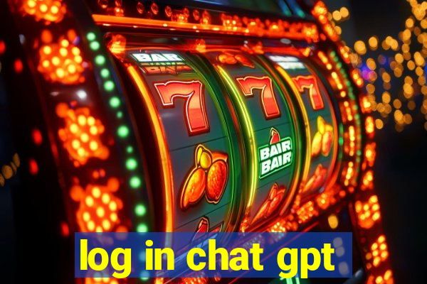 log in chat gpt