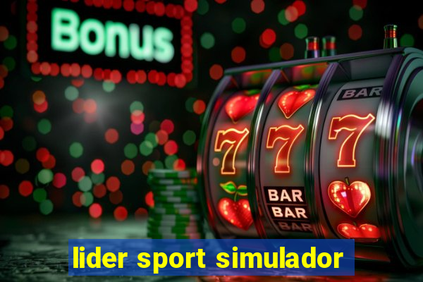 lider sport simulador